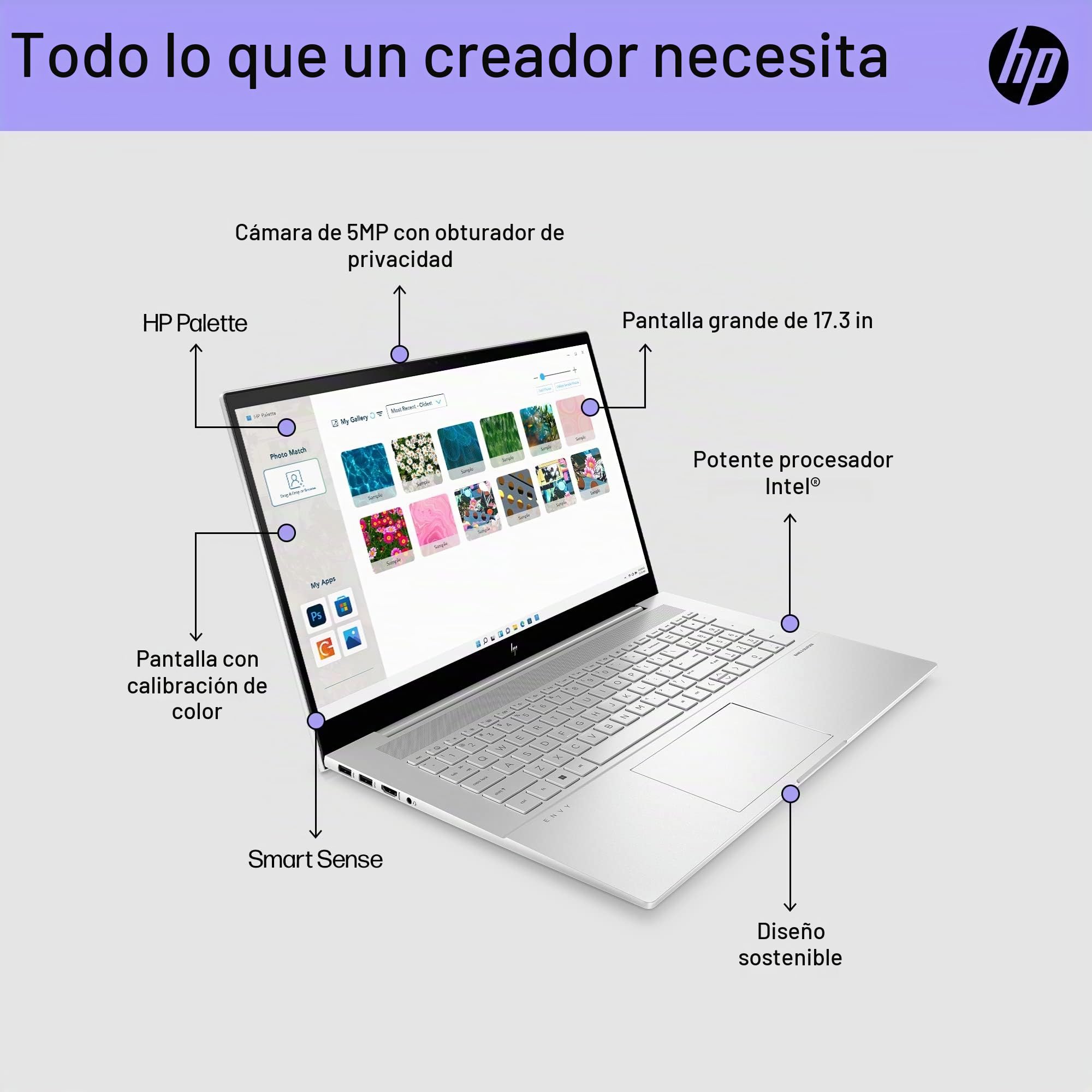 Amazon.com: HP Envy - Computadora portátil, pantalla táctil Full